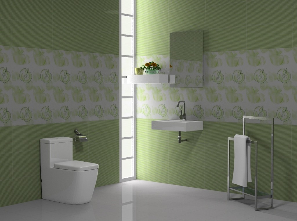 トイレ内観パース