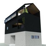 戸建て外観・内観パースを制作しました。