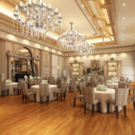 結婚式場の内観建築パース制作しました