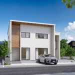 木目×ホワイトが映える、洗練された現代モダン住宅