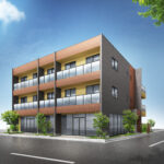 集合住宅 外観パース